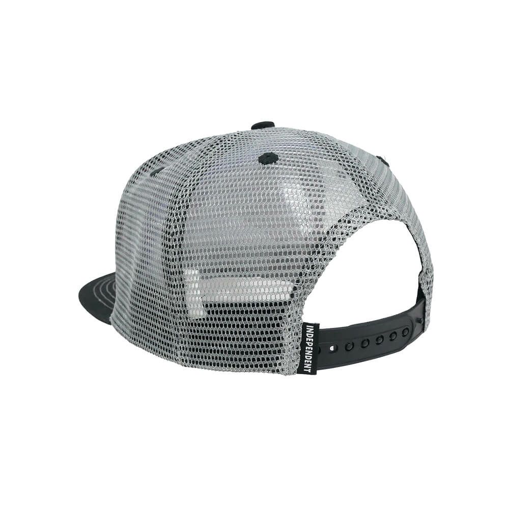  INDEPENDENT MESHCAP インディペンデント メッシュキャップ BTG SUMMIT TRUCKER BLACK/GREY スケートボード スケボー 2