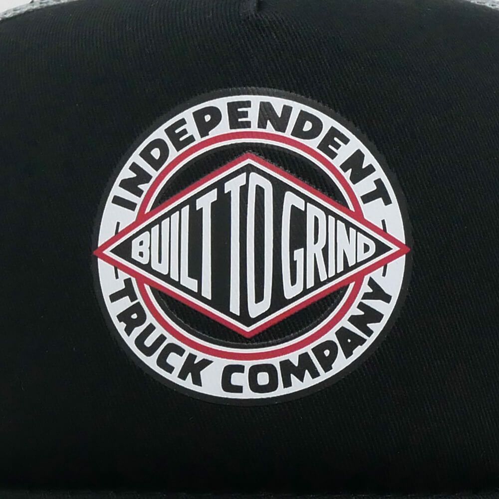  INDEPENDENT MESHCAP インディペンデント メッシュキャップ BTG SUMMIT TRUCKER BLACK/GREY スケートボード スケボー 4
