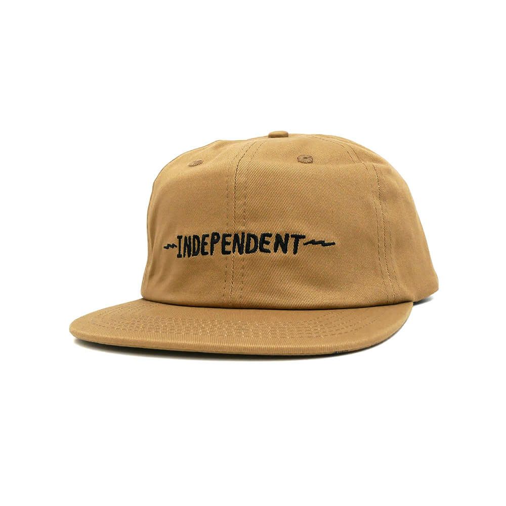  INDEPENDENT CAP インディペンデント キャップ BRATRUD NOTEBOOK SNAPBACK KHAKI スケートボード スケボー 