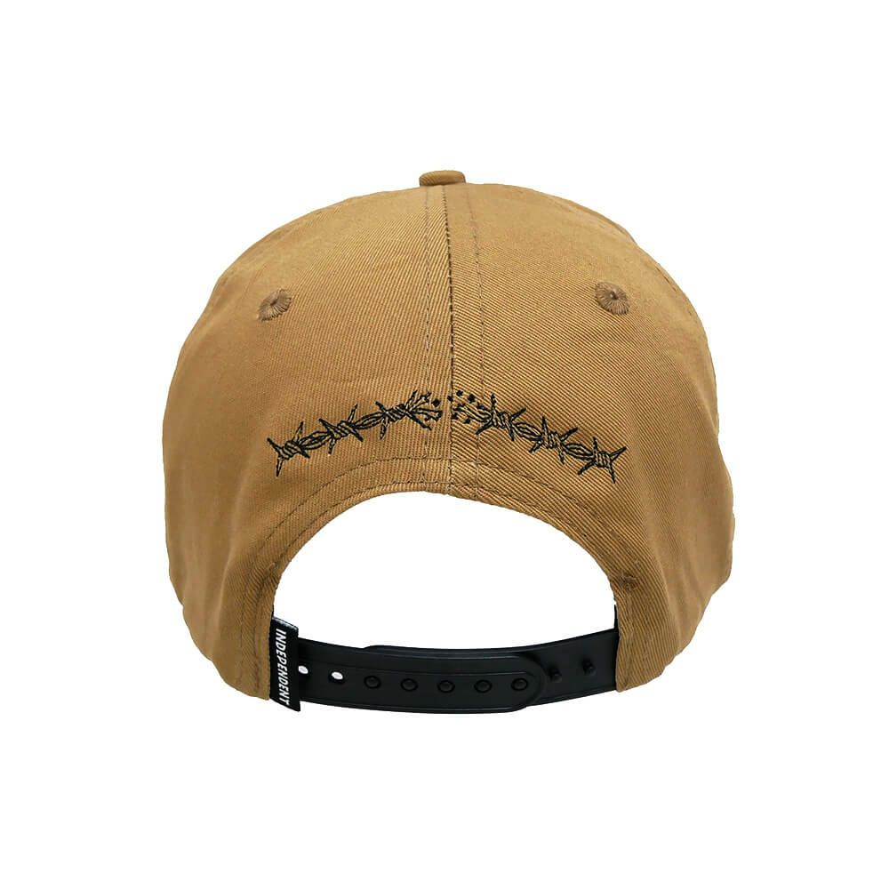  INDEPENDENT CAP インディペンデント キャップ BRATRUD NOTEBOOK SNAPBACK KHAKI スケートボード スケボー 3