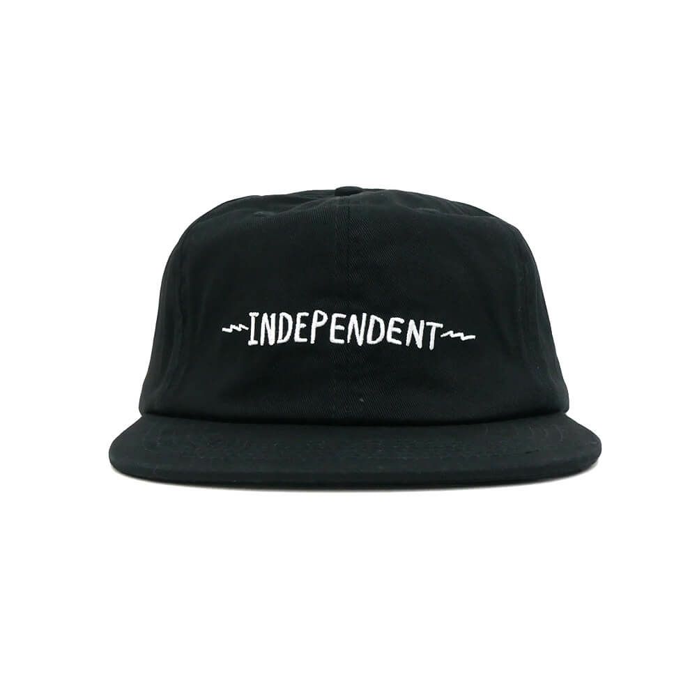  INDEPENDENT CAP インディペンデント キャップ BRATRUD NOTEBOOK SNAPBACK BLACK スケートボード スケボー 1