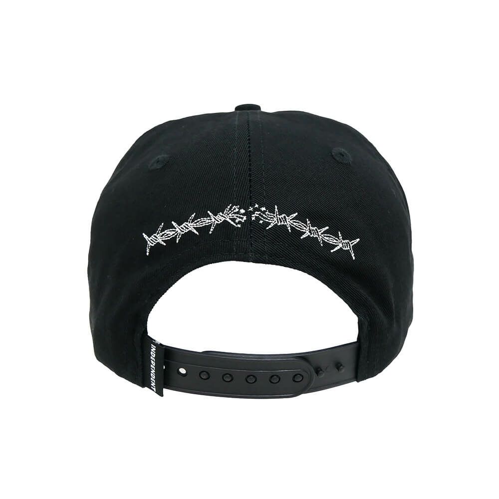  INDEPENDENT CAP インディペンデント キャップ BRATRUD NOTEBOOK SNAPBACK BLACK スケートボード スケボー 3