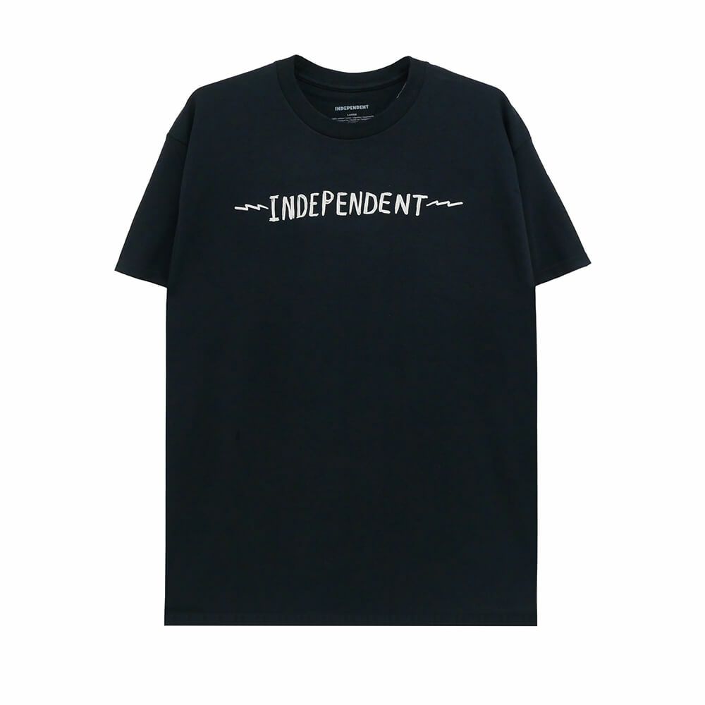  INDEPENDENT T-SHIRT インディペンデント Tシャツ BRATRUD NOTEBOOK BLACK スケートボード スケボー 1