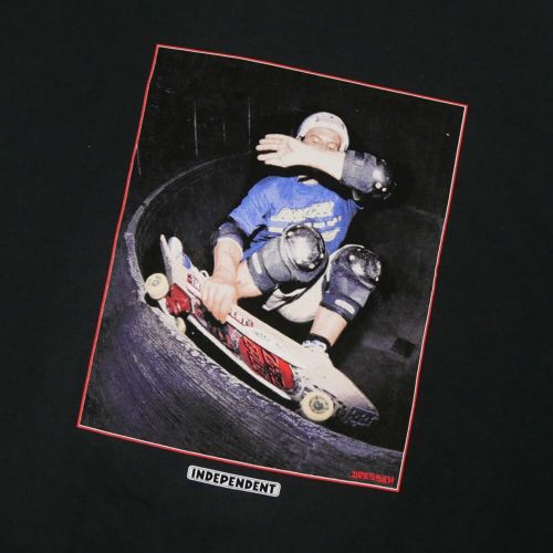  INDEPENDENT T-SHIRT インディペンデント Tシャツ DRESSEN TURF PARK BLACK スケートボード スケボー 1