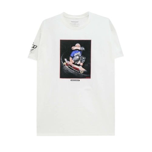  INDEPENDENT T-SHIRT インディペンデント Tシャツ DRESSEN TURF PARK WHITE スケートボード スケボー 