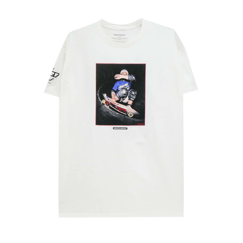  INDEPENDENT T-SHIRT インディペンデント Tシャツ DRESSEN TURF PARK WHITE スケートボード スケボー 