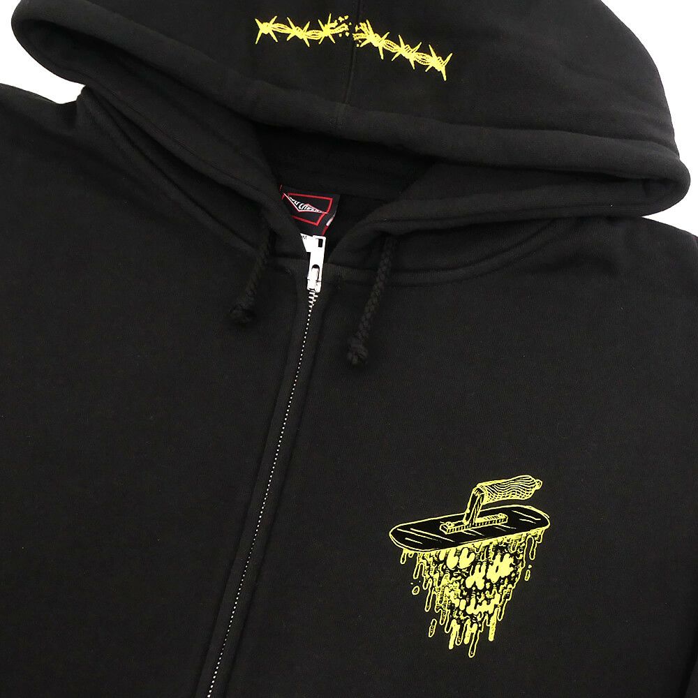  INDEPENDENT HOOD インディペンデント パーカー BRATRUD NOTEBOOK ZIP BLACK スケートボード スケボー 2