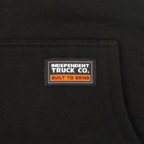  INDEPENDENT HOOD インディペンデント パーカー BAR LOGO REFLECTIVE BLACK スケートボード スケボー 2