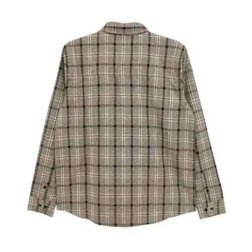  INDEPENDENT LONG SLEEVE インディペンデント 長袖シャツ BELMONT FLANNEL SHIRTS CONCRETE スケートボード スケボー 4