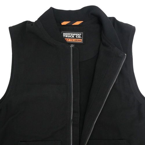  INDEPENDENT JACKET インディペンデント ジャケット BUILT TO GRIND VEST BLACK スケートボード スケボー 3