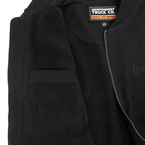  INDEPENDENT JACKET インディペンデント ジャケット BUILT TO GRIND VEST BLACK スケートボード スケボー 5