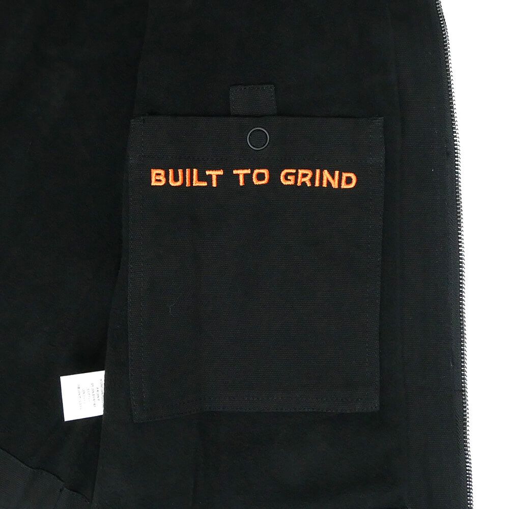  INDEPENDENT JACKET インディペンデント ジャケット BUILT TO GRIND VEST BLACK スケートボード スケボー 6