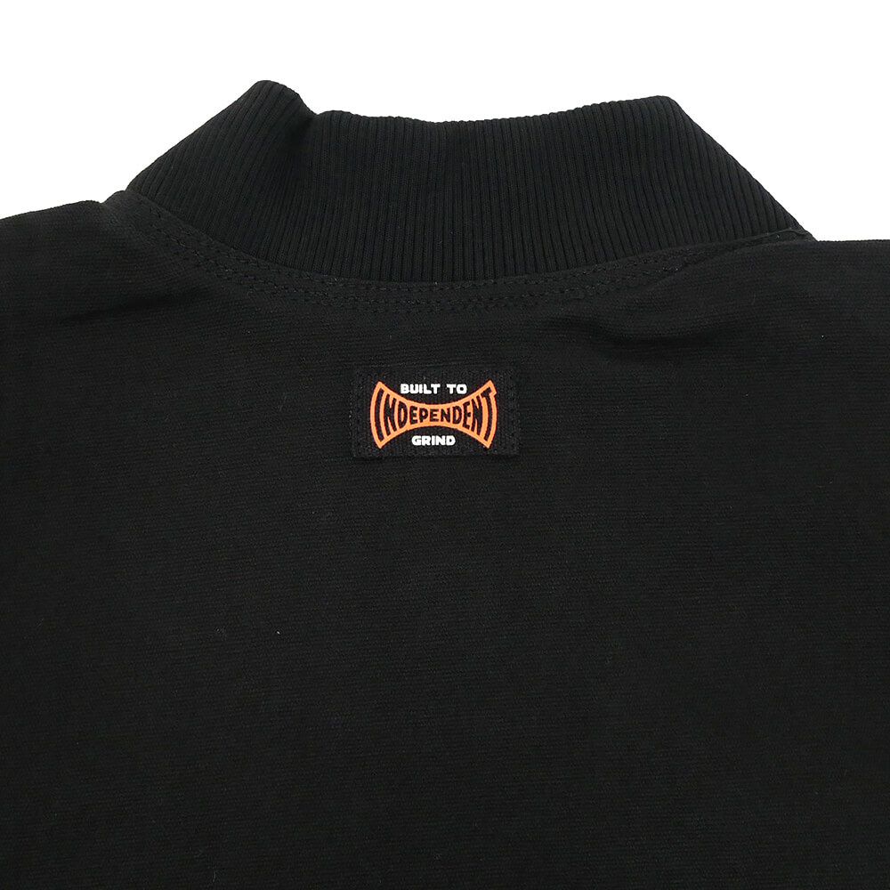  INDEPENDENT JACKET インディペンデント ジャケット BUILT TO GRIND VEST BLACK スケートボード スケボー 7
