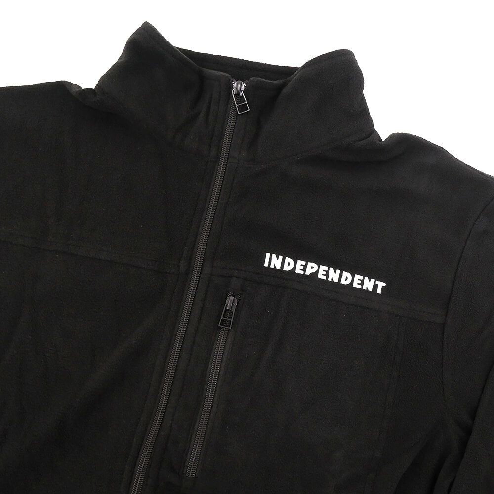  INDEPENDENT JACKET インディペンデント ジャケット BTG FLEECE BLACK スケートボード スケボー 1