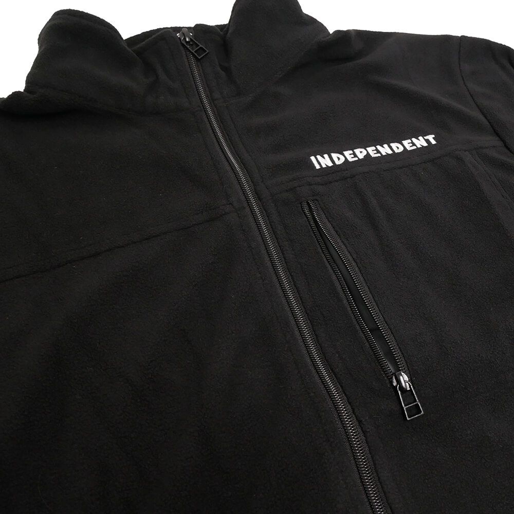  INDEPENDENT JACKET インディペンデント ジャケット BTG FLEECE BLACK スケートボード スケボー 3