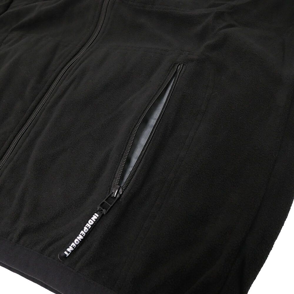  INDEPENDENT JACKET インディペンデント ジャケット BTG FLEECE BLACK スケートボード スケボー 4