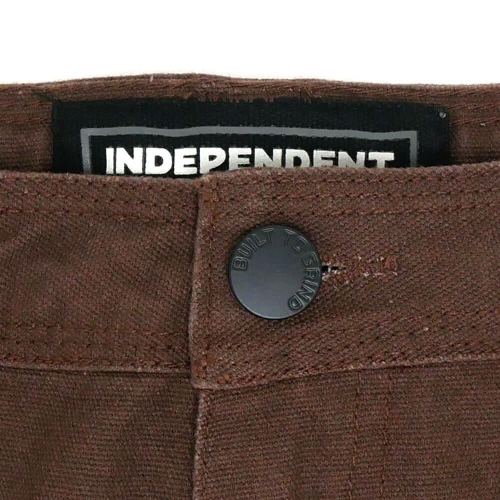  INDEPENDENT PANTS インディペンデント パンツ ジーンズ BUILT TO GRIND UTILITY CHOCOLATE スケートボード スケボー 5