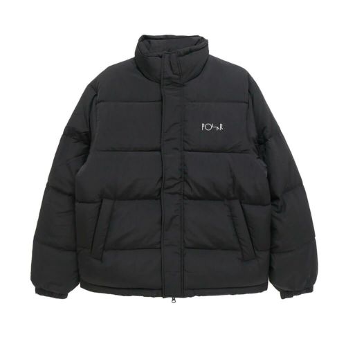 POLAR JACKET ポーラー ジャケット BASIC PUFFER BLACK スケートボード スケボー 