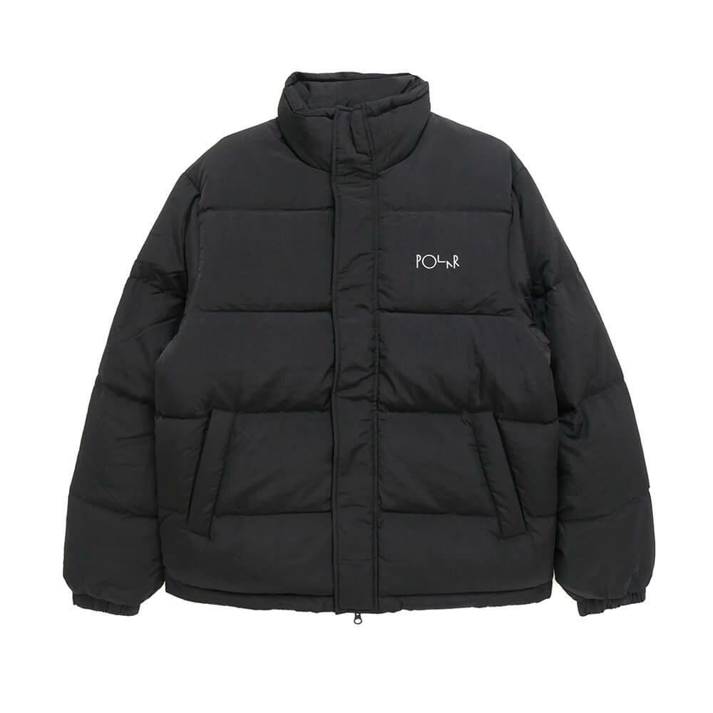POLAR JACKET ポーラー ジャケット BASIC PUFFER BLACK スケートボード スケボー 