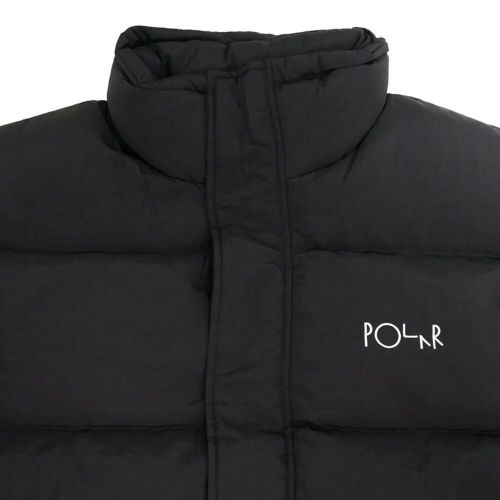 POLAR JACKET ポーラー ジャケット BASIC PUFFER BLACK スケートボード スケボー 1