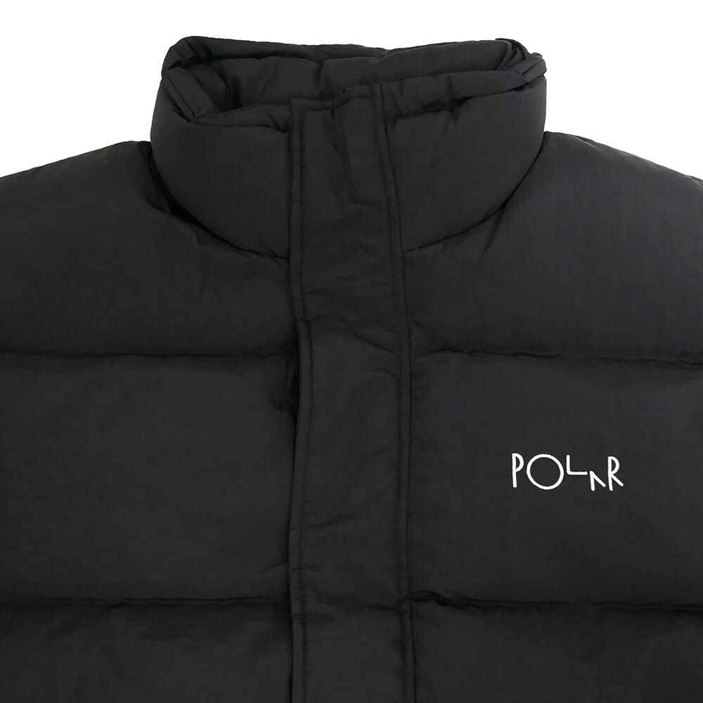 POLAR JACKET ポーラー ジャケット BASIC PUFFER BLACK スケートボード スケボー 1