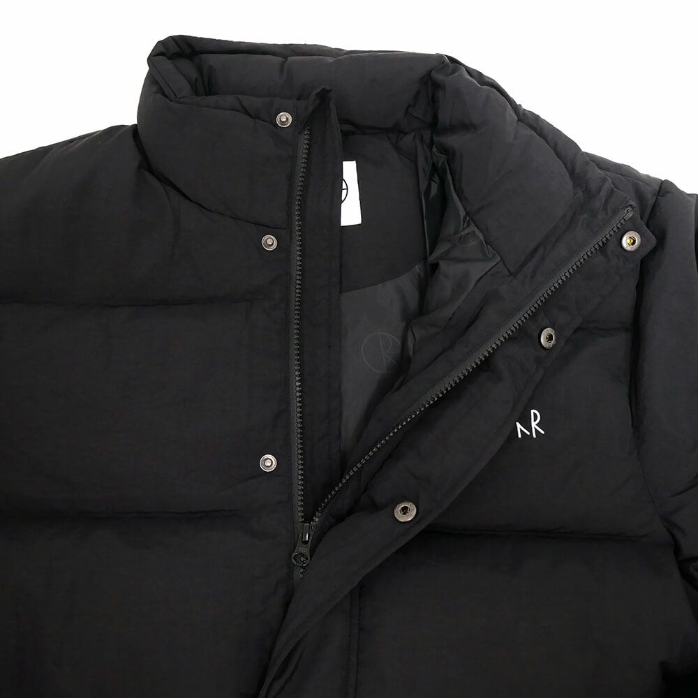 POLAR JACKET ポーラー ジャケット BASIC PUFFER BLACK スケートボード スケボー 2