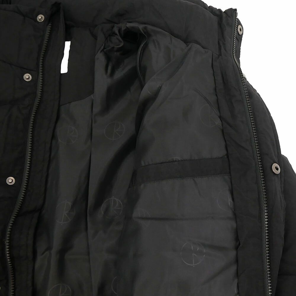 POLAR JACKET ポーラー ジャケット BASIC PUFFER BLACK スケートボード スケボー 4