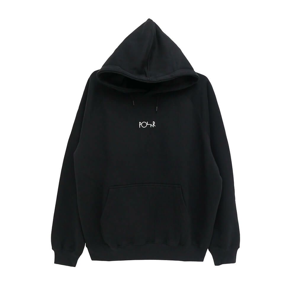  POLAR HOOD ポーラー パーカー DEFAULT BLACK スケートボード スケボー 