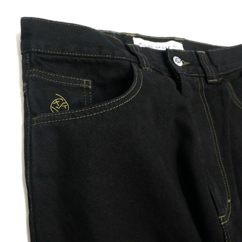 POLAR JEANS ポーラー パンツ ジーンズ ビッグボーイ BIG BOY BLACK/DARK OLIVE スケートボード スケボー 1