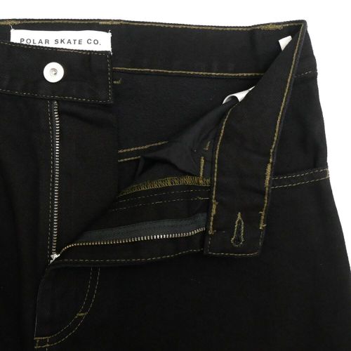 POLAR JEANS ポーラー パンツ ジーンズ ビッグボーイ BIG BOY BLACK/DARK OLIVE スケートボード スケボー 3
