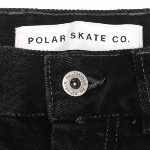 POLAR JEANS ポーラー パンツ ジーンズ 91! DENIM AGED BLACK スケートボード スケボー 2
