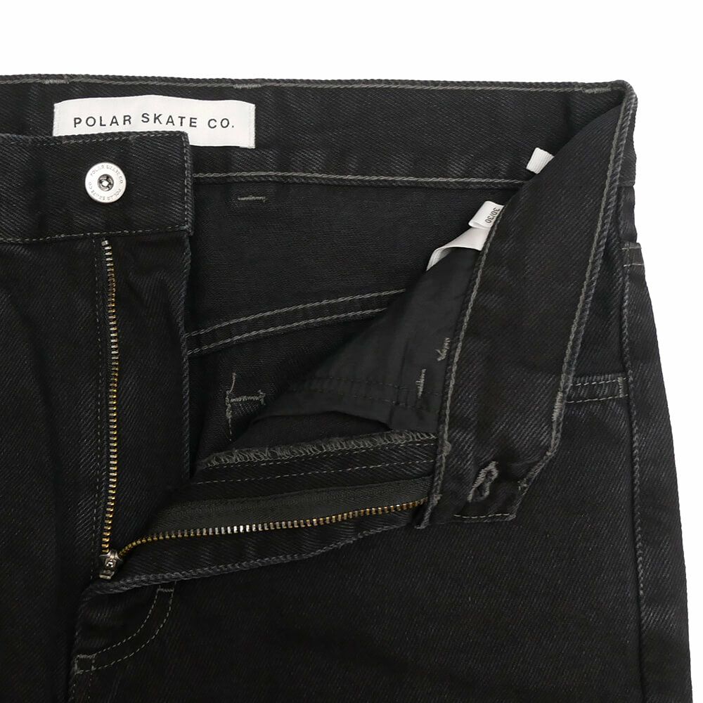 POLAR JEANS ポーラー パンツ ジーンズ 91! DENIM AGED BLACK スケートボード スケボー 3