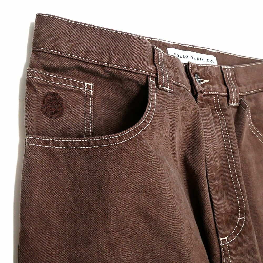 POLAR JEANS ポーラー パンツ ジーンズ 93! DENIM BROWN STONE スケートボード スケボー 1