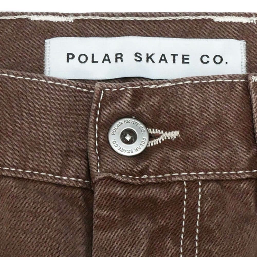 POLAR JEANS ポーラー パンツ ジーンズ 93! DENIM BROWN STONE スケートボード スケボー 2