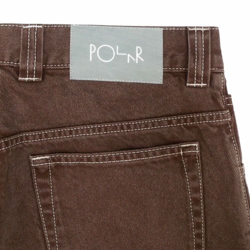 POLAR JEANS ポーラー パンツ ジーンズ 93! DENIM BROWN STONE スケートボード スケボー 4