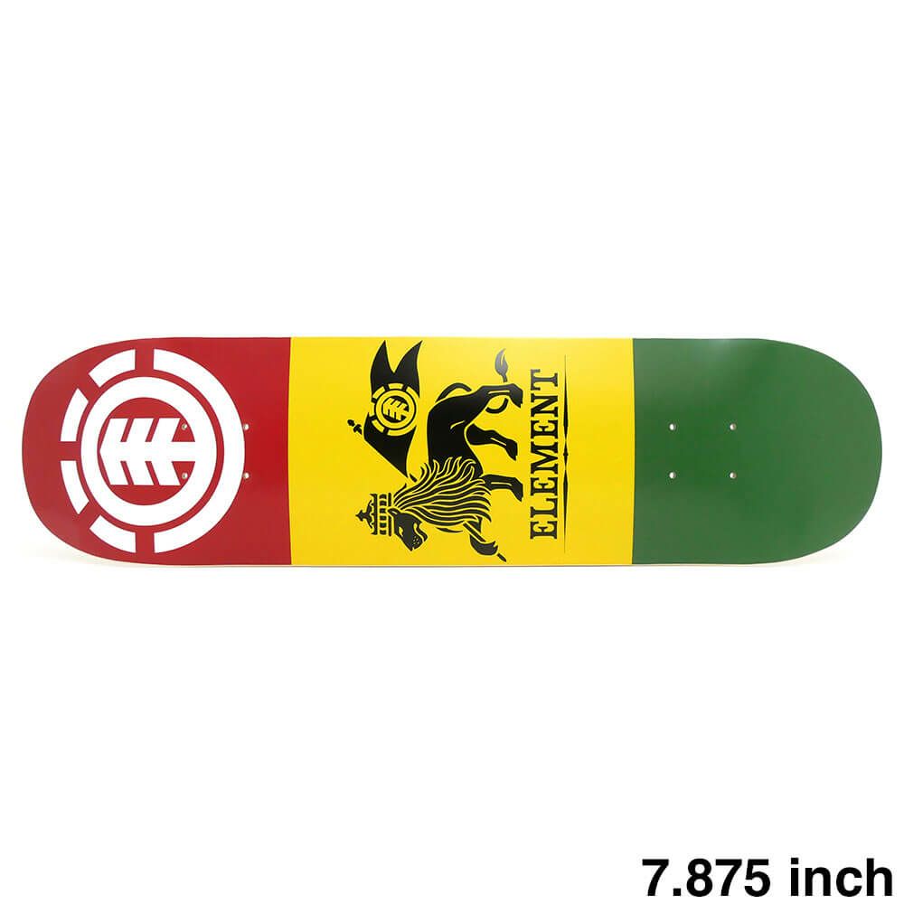 ELEMENT DECK エレメント デッキ TEAM LION RASTA 7.875 スケートボード スケボー 1
