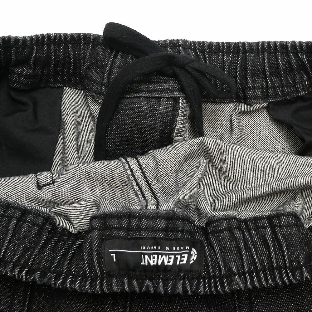  ELEMENT JEANS エレメント パンツ ジーンズ SHOD PANTS STD DENIM BLACK スケートボード スケボー 2