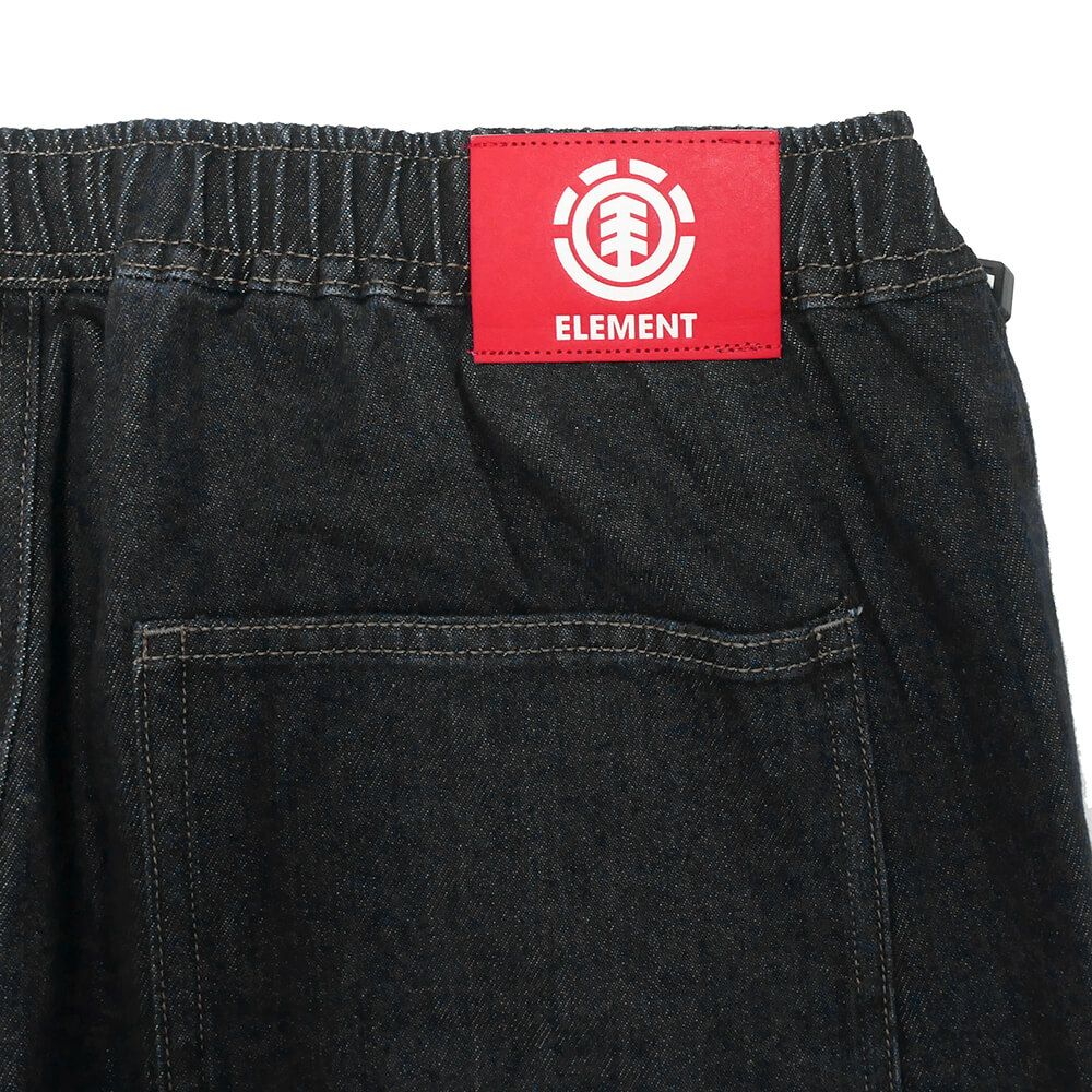  ELEMENT JEANS エレメント パンツ ジーンズ SHOD PANTS STD DENIM BLACK スケートボード スケボー 3