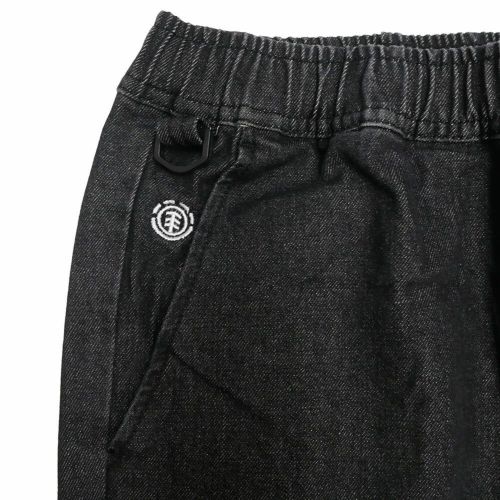  ELEMENT JEANS エレメント パンツ ジーンズ SHOD PANTS STD DENIM BLACK スケートボード スケボー 7