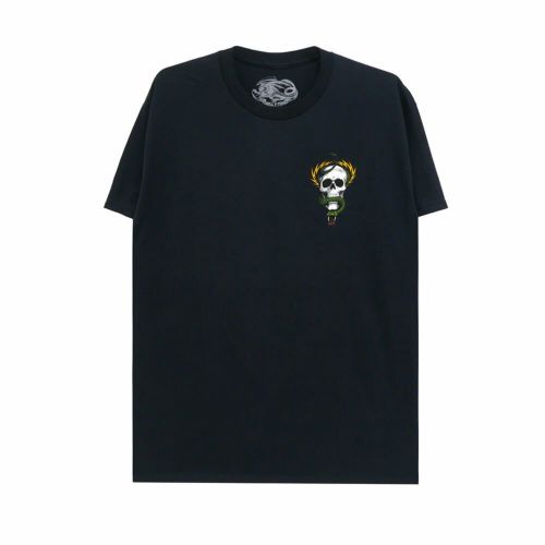 POWELL PERALTA T-SHIRT パウエルペラルタ Tシャツ McGILL SKULL & SNAKE BLACK スケートボード スケボー 1