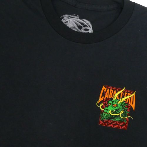 POWELL PERALTA T-SHIRT パウエルペラルタ Tシャツ CABALLERO STREET DRAGON BLACK スケートボード スケボー 2