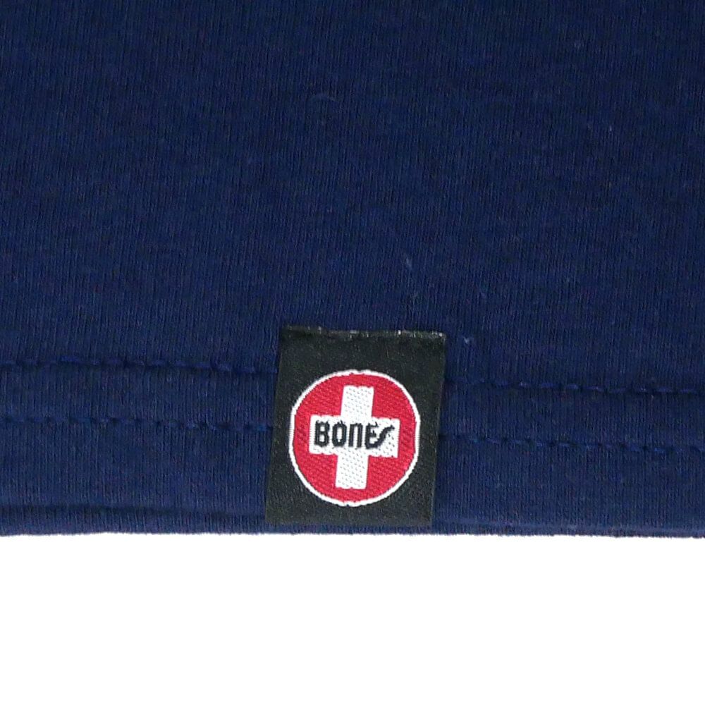 BONES T-SHIRT ボーンズ Tシャツ SWISS OG CIRCLE NAVY スケートボード スケボー 2