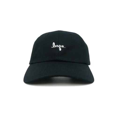 LESQUE CAP レスケ キャップ COTTON TWILL LOW BLACK スケートボード スケボー 1