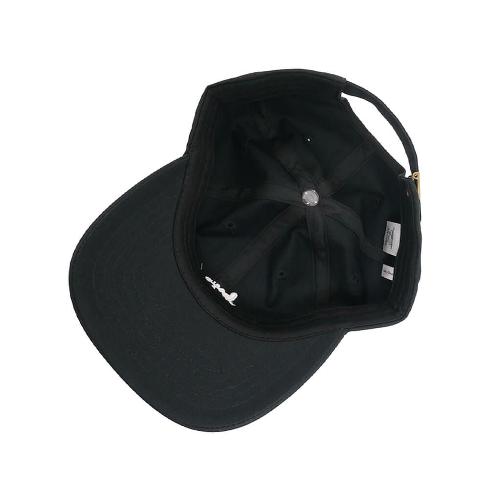 LESQUE CAP レスケ キャップ COTTON TWILL LOW BLACK スケートボード スケボー 3