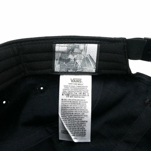 VANS CAP バンズ キャップ SKATE ATIBA HAZE 5 PANEL BLACK（US企画） スケートボード スケボー 6