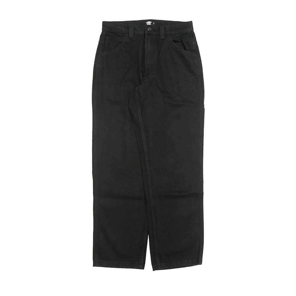 VANS JEANS バンズ パンツ ジーンズ SKATE CHECK-5 LOOSE DENIM BLACK（US企画） スケートボード スケボー 