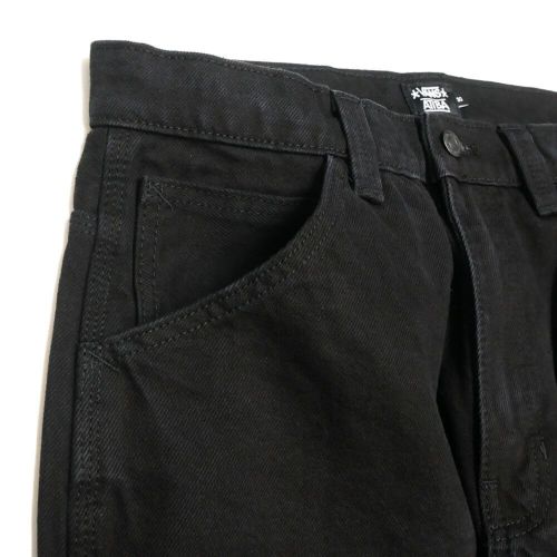 VANS JEANS バンズ パンツ ジーンズ SKATE CHECK-5 LOOSE DENIM BLACK（US企画） スケートボード スケボー 1