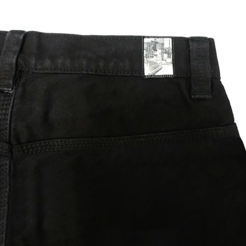 VANS JEANS バンズ パンツ ジーンズ SKATE CHECK-5 LOOSE DENIM BLACK（US企画） スケートボード スケボー 4
