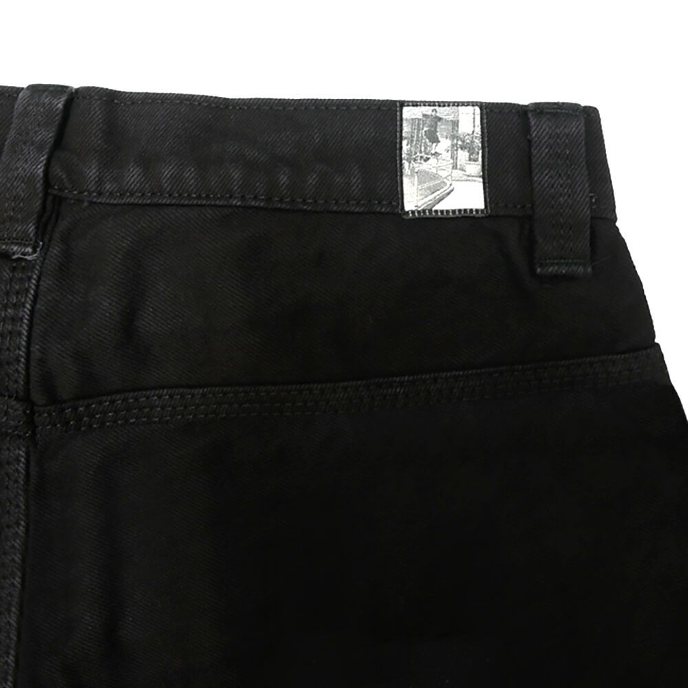 VANS JEANS バンズ パンツ ジーンズ SKATE CHECK-5 LOOSE DENIM BLACK（US企画） スケートボード スケボー 4