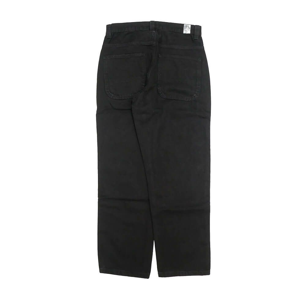 VANS JEANS バンズ パンツ ジーンズ SKATE CHECK-5 LOOSE DENIM BLACK（US企画） スケートボード スケボー 6